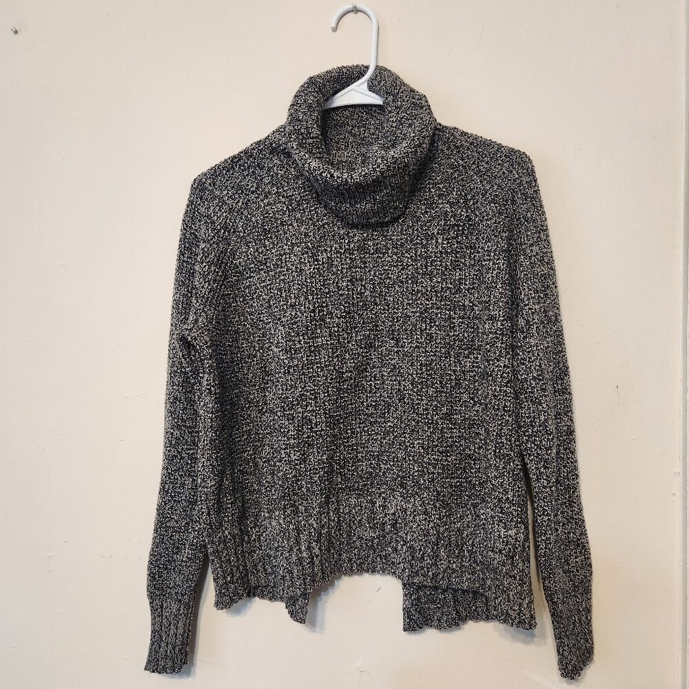 Madewell Turtleneck Cross-Back Sweater in Cotton-Merino Yarn with Tags